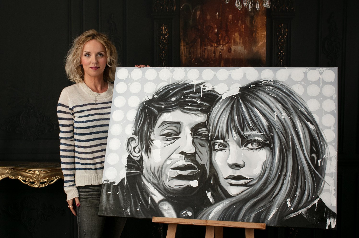 Sandrine réalise des toiles ou peinture sur mesure